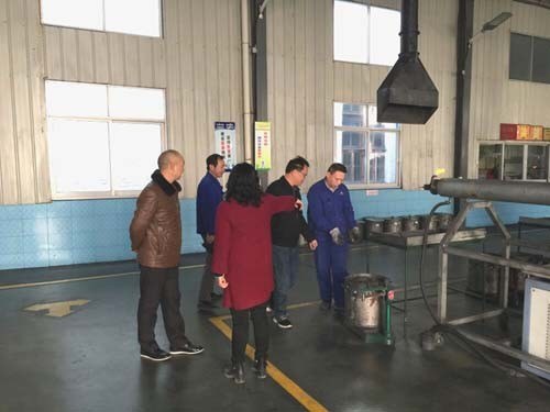 金环磁选李泽萍总经理带队赴九冶公司交流学习