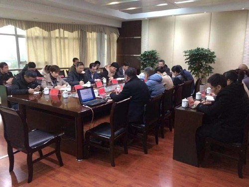 第一派驻纪检监察组辖区企业纪检监察联络员会议在金环磁选召开