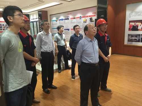 省纪委省监委驻省国资委纪检监察组组长刘玉椿莅临金环磁选调研